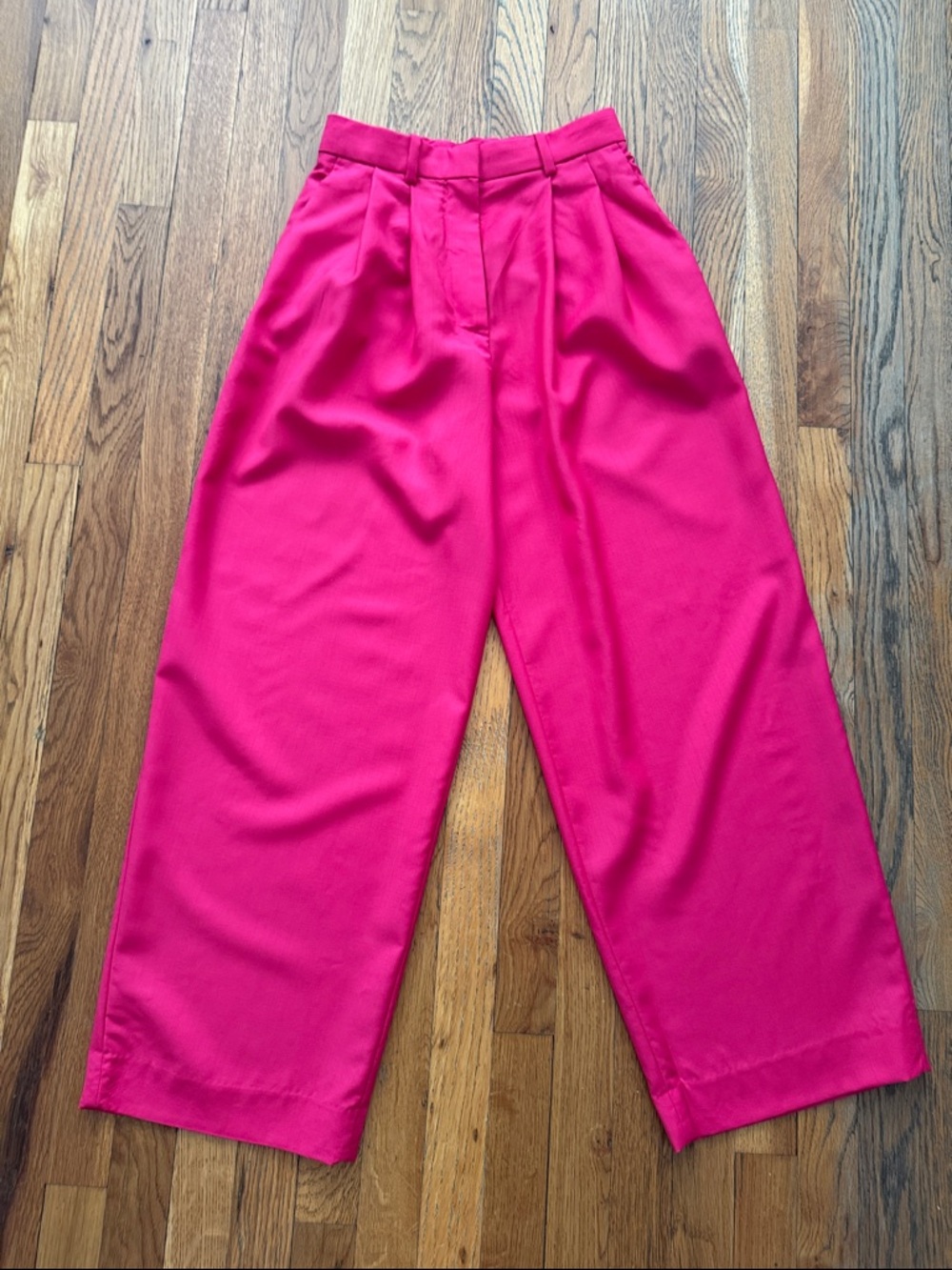 COS Hot Pink Wide-Leg Trousers